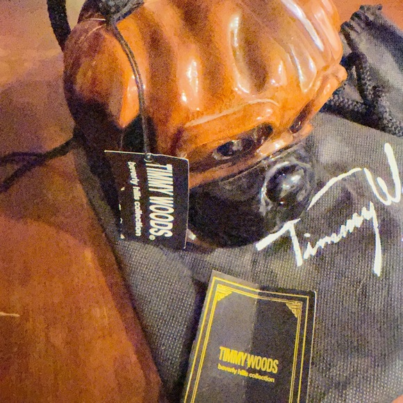 Timmy Woods Beverly Hills Wood Handbag BOXER - Picture 3 of 5